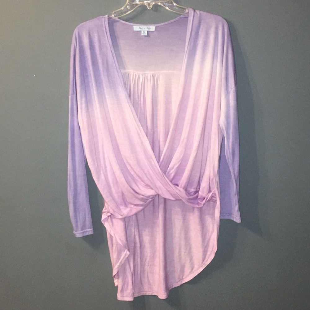 High Low Pastel Blouse